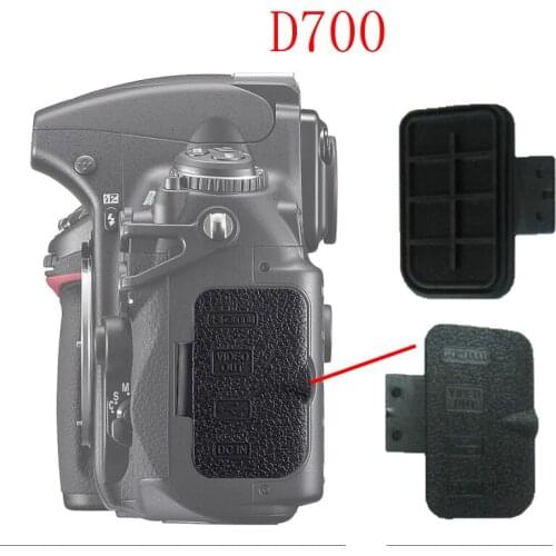 10-100pcs For Nikon D700 Export data cover Back cover Rubber DSLR Camera Replacement Unit Repair Part