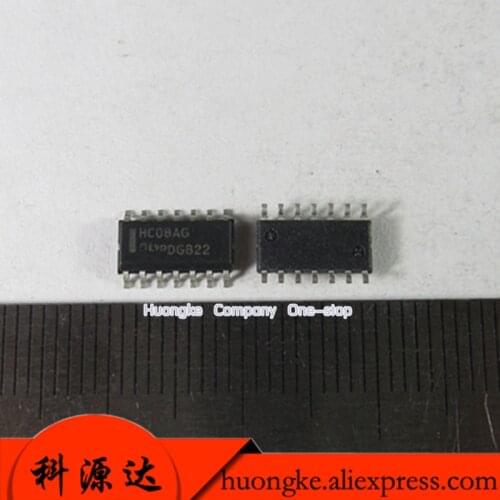 10PCS/LOT MC74HC08ADR2G 74HC08AG HC08AG SOP-14 In Stock