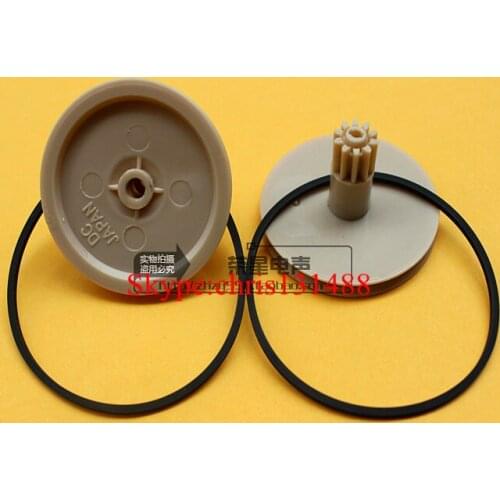 2pcs/lot CDM9 CDM-9 Marantz CD Turntable Player Drawer Tray Gear Wheel + Belt CD NEW CDM 9