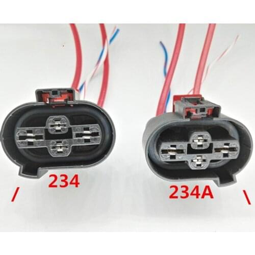 4 Pin/Way Electronic Fan Plug Connector Wire Cable Pigtail For Audi VW Skoda VAG Golf/Sagitar/Magotan/Polo 1K0906234 1K0906234A