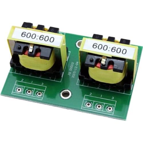 600:600 Permalloy Audio Isolation Transformer Balanced and Unbalanced Conversion Audio Isolator