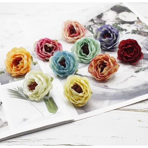 20 pieces Wedding Home decoration accessories Headdress Artificial roses Garland Christmas Brooch Interior beautification Wreath