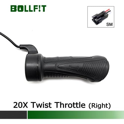 BOLLFIT WuXing Handle Throttle Accelerator E-Bike Throttle Grip 12V 24V 36V 48V For E Bike Conversion Kit