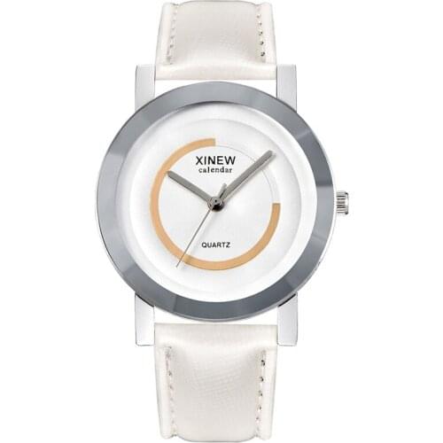 Men Luxury Brand Watches Women Fashion Leather Band Simple Cheap Gifts Quartz Wristwatches Montre Homme Reloj Hombre Black 2021