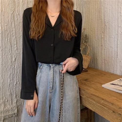 Cheap wholesale 2021 spring summer autumn new fashion casual ladies work women Blouse woman overshirt female OL BAt1375X