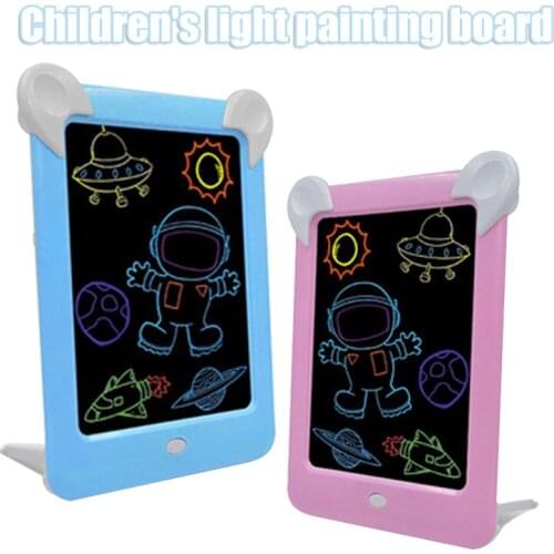 Writing and Drawing Board Doodle Board Toys LED Writing Tablet with Stylus Smart Paper Handwriting Board for Kids Birthday Gift