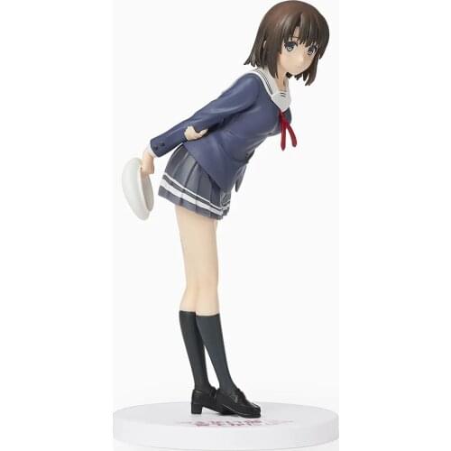 How to Raise a Boring Girlfriend Katou Megumi Figure Uniforms PVC Action Figure Collection Model Toys Doll Gift