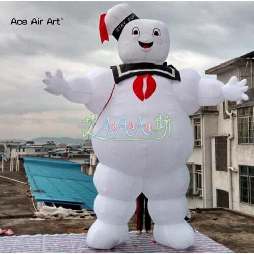 Giant Halloween mascot inflatable stay puft,Ghost master model for sale