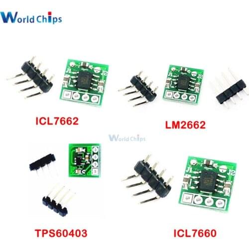 LM2662 ICL7660 ICL7662 TPS60403 Positive Voltage to Negative Voltage Voltage Reverse Regulator Module f/ ham Radio Amplifier
