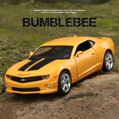 1/36 Chevrolet Camaro Alloy Sports Car Model Diecast Metal High Simulation Toy Car Model Collection Pull Back Childrens Toy Gift