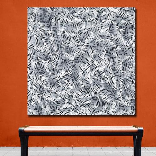 Fashion White Infinity Nets Yayoi Kusama Oil Painting Wall Art Picture Paiting Canvas Prints Home Decor Wall Art Picture