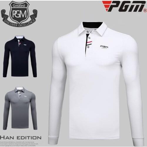 Golf Tennis Baseball Mens Long Sleeve Shirt Autumn Winter Men Turn-down Collar Clothes Competition Ball Soft skin-friendly
