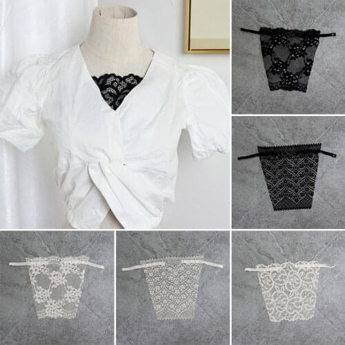 New Lace Hollow Mesh Tube Bra With Elastic Band Women Quick Easy Clip-on Camisole Bra Anti-empty Wrapped Chest Simple Fashion