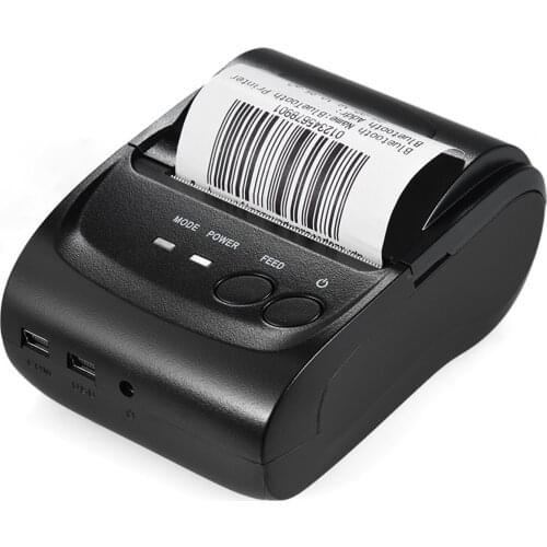 POS-5802DD Mini Portable Wireless USB Thermal Printer Receipt Ticket POS Printing for iOS Android Windows