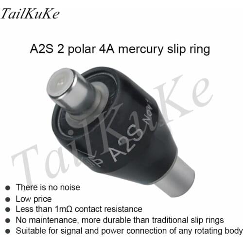 A2S Mercury Conductive Slip Ring, 2 Way 4A Swivel Joint, MERCOTAC, M205