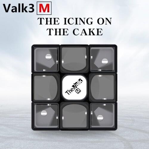 QiYi Valk3 M 3x3x3 Magnetic Magic Speed Cube Valk 3M Stickerless Professional Magnets Puzzle Cubes Valk 3 M