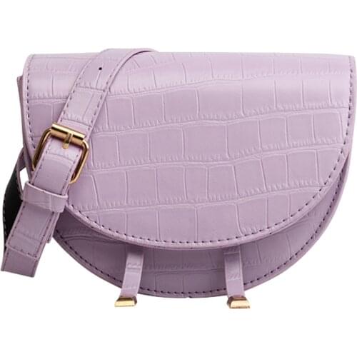 Luxury Crocodile Pattern Crossbody Bags for Women 2020 Fashion New Messenger Bag PU Leather Handbags Shoulder Bag