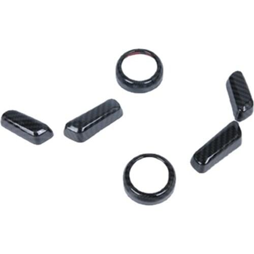 Car Seat Adjusting Switch Knob Panel Cover Decoration Sticker for Volvo XC60 XC90 S90 2018 2019 2020 Accessories