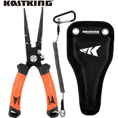 KastKing Speed Demon Pro Fishing Pliers 420 Stainless Steel Fishing Tools Saltwater Fishing Gear Tungsten Carbide Cutters