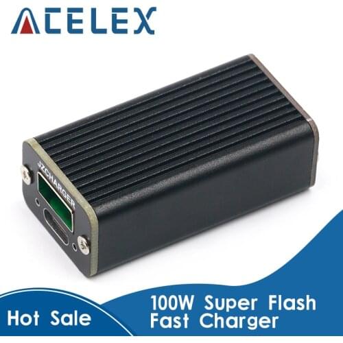 100W Super flash Fast charging QC battery USB CAR charger DC+PD to Full protocol pd + port VOOC QC4.0 PD3 FOR notebook DC POWER