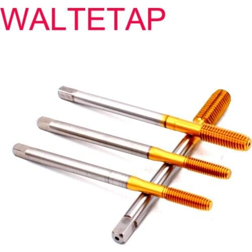 WALTETAP HSSE Metric Long Shank 120MM With Tin Forming Tap M3X0.5 M4X0.7 M5X0.8 X120L overall length Machine Screw Thread Taps