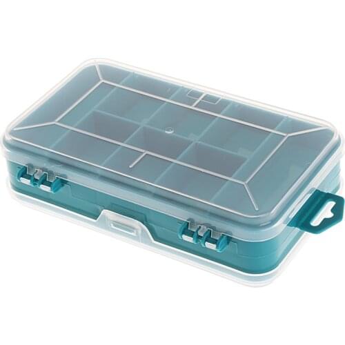 Tool Box Transparent Double-Side Multifunctional Storage Tool Case Plastic Case