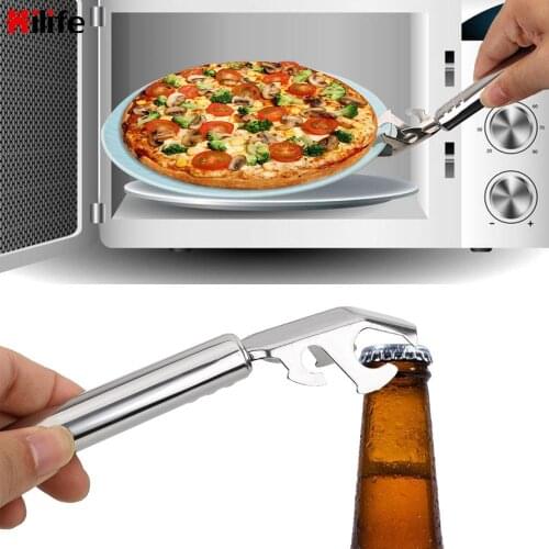 Pot Clips Cookware Pan Clamp Bottle Opener Anti-Scalding Stainless Steel Kitchen Tools