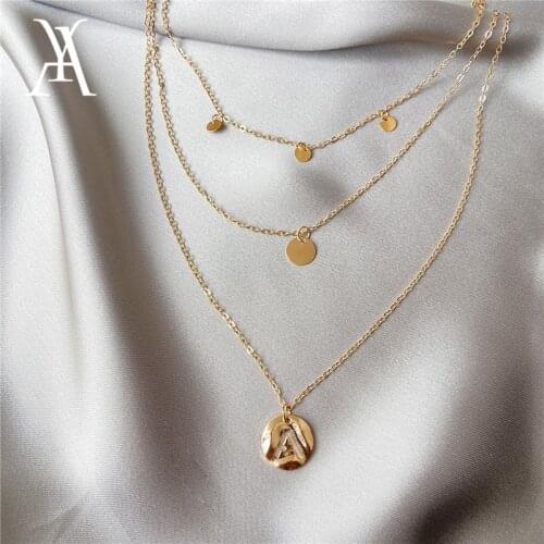 Bohemian Multi Layered Necklace for Women Fashion Butterfly Star Moon Geometric Pendant Necklace Choker for Women Boho Jewelry