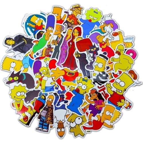 10/50Pcs/Set Anime Stickers Cartoon Graffiti for Car Moto Bike Suitcase Cool Laptop Skateboard Kids
