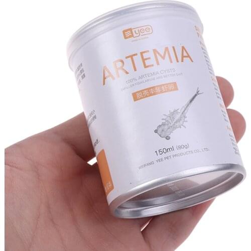 150ml Aquairum Hatching Baby Fish Feed Food Artemia Shelling Egg For Baby Fish Small Fish