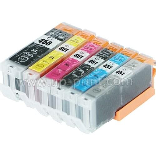 18 x PGI450 CLI451 BK C M Y GY compatible ink Cartridge For CANON MG6340 MG7140 MG7540 IP8740 printer with chip full ink