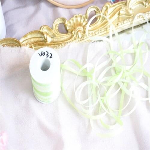 4mmx10m/roll variegated of 100% pure silk embroidery ribbon thin taffeta silk edge ribbon Anya Ribbon Handcraft DIY ribbon
