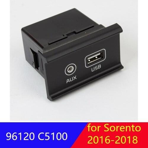 92120C5100 for KIA 2016-2018 Sportage KX5 Sorento USB 2.0 Reader AUX Port Adapter Jack Assy 96120-C5100