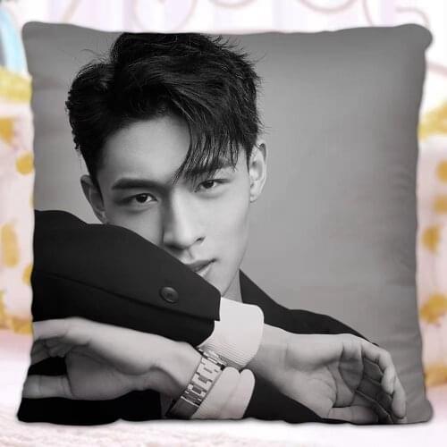 Deyun Society Qin Xiaoxian Pillowcase Star Photo Poster Cushion Cover Souvenir Throw Pillow Cover Home Decor Cheer Call Cheer