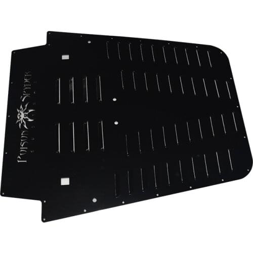 J150 Aluminum Alloy Hood Louver Panel Engine Vent Outet Insert Cover Protector for Wrangler JK 2008-2017 LANTSUN