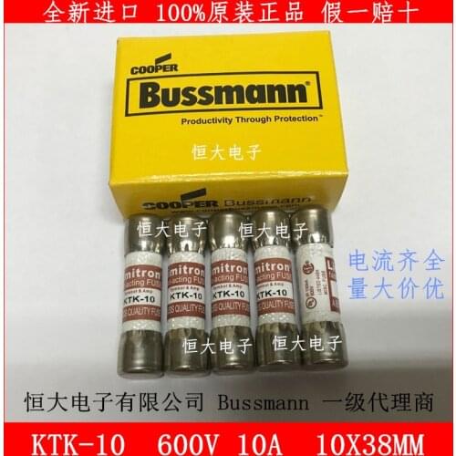 BUSSMANN fuse KTK-15 600V 10*38 15A