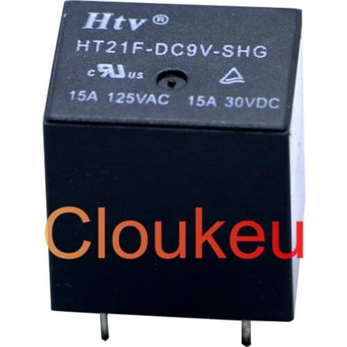 Relay HT21F-DC5V DC12V DC24V-SHG 15A 5pin T76