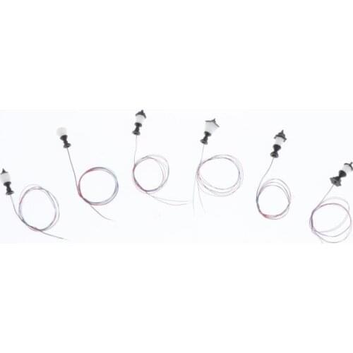 10x 1:100 Scale Led Street Lights for Sand Table Model Building Decors 1.3cm