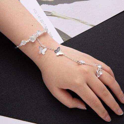 Women Bracelet Heavenly Officials Blessing Bracelets Woman Butterfly Bangles Ladies Jewellery Hand Made Fashion Trendy Pulseras