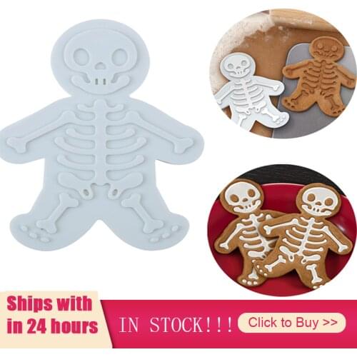 1PC Skull Cookie Shape Christmas Halloween Cookie Cutter DIY Biscuit Mold Dessert Bakeware Cake Mold Cookie Bakeware Cookie Tool