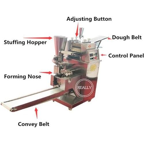 15-180 / min stainless steel dumpling machine mulfunction tortilla machine