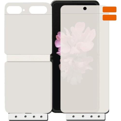 2PCS Front Back TPU Full Body HD Hydrogel Film For Samsung Galaxy Z Flip Soft Flexible Screen Protector Gel Film