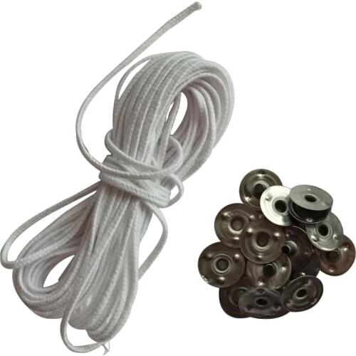 5m Candle Wick, Flat Wick, Round Wick, Oil Lamp Wick, Coil For Manufacture