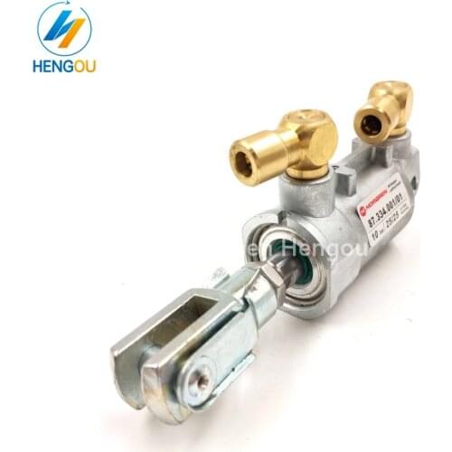 Free ship 87.334.001 Pneumatic Cylinder D25 H25 With Connector Joint Pneumatic Parts for SM102 CD102 SM74 SM52 printing machine