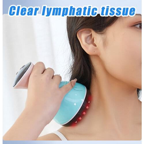 Electric Meridian Brush Gua Sha Kneading Abdomen Vibrating Muscle Collateral Micro current Beauty Instrument Whole Body Massage