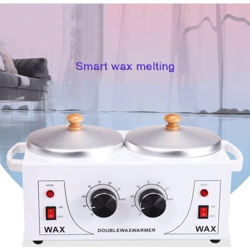 Factory outlets price hair removal wax machinery Double Pots Body wax melter machine