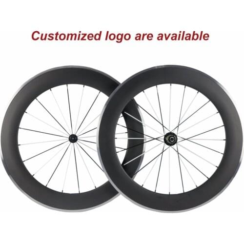 HOT sale 700C Alloy Brake Carbon Wheels Road Bicycle Carbon Wheel Aluminium Clincher Road Wheelset Chinese Bicycle Wheels