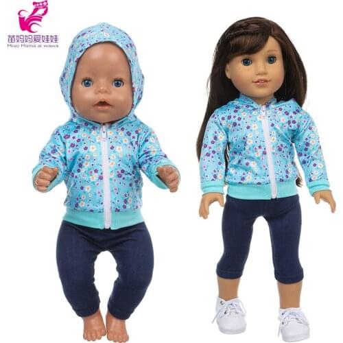 43cm baby doll clothes jacket 17 inch doll boy blue coat Nenuco Ropa y su Hermanita 18" girl doll clothes coat