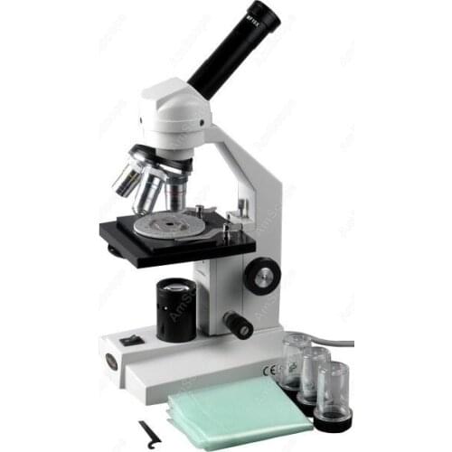 Polarizing and Brightfield Microscope--AmScope Supplies 40x-800x Polarizing and Brightfield Microscope