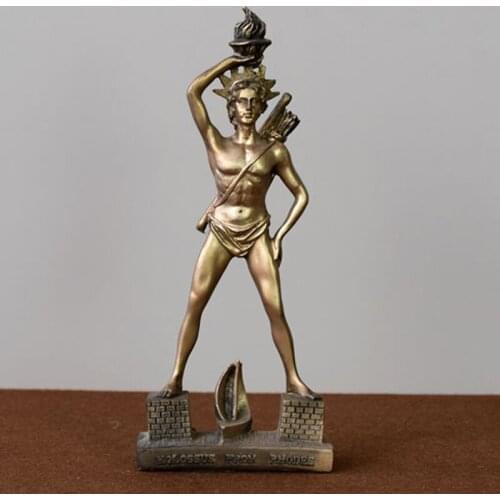 Fashion Greek Tourist Souvenir Rhode Island Statue Ornament European Character Sculpture Desktop Ornament Decoration Crafts Gift